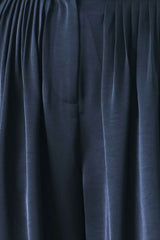 NAVY KNOT NAVY PLEATED WIDE-LEG PANTS - Flying Tomato - Flyclothing LLC