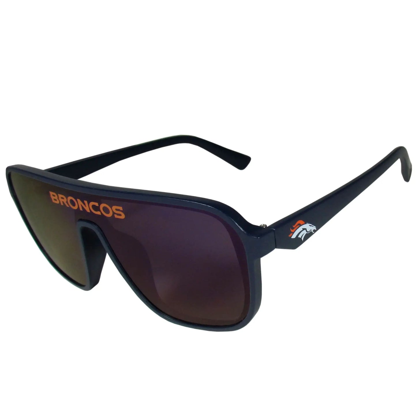 Denver Broncos Aviator Shield Sunglasses - Denver Broncos - Flyclothing LLC
