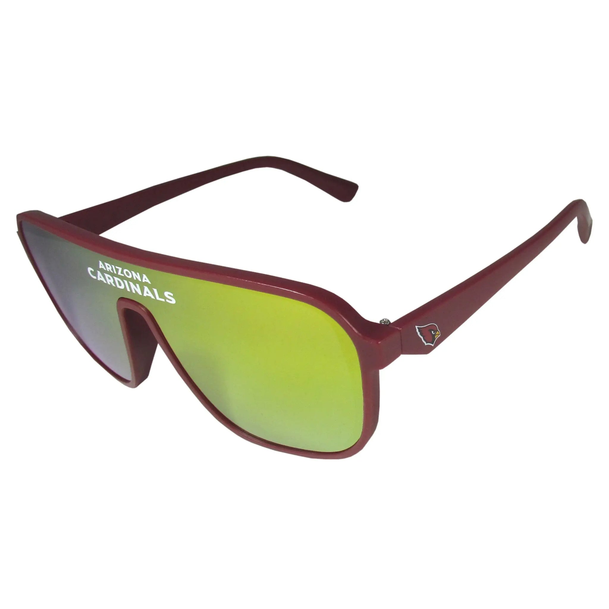 Arizona Cardinals Aviator Shield Sunglasses - Arizona Cardinals - Flyclothing LLC