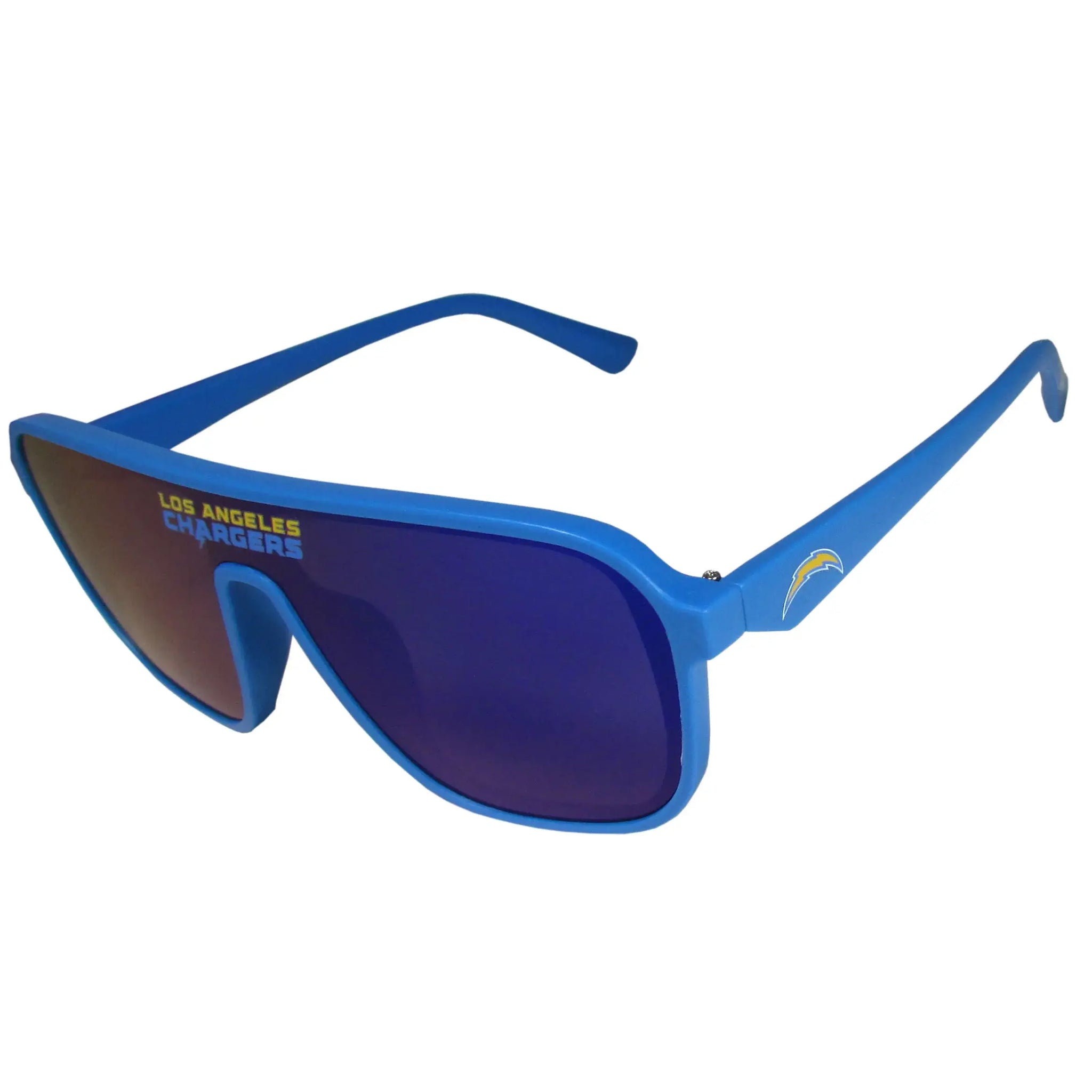 Los Angeles Chargers Aviator Shield Sunglasses - Los Angeles Chargers - Flyclothing LLC