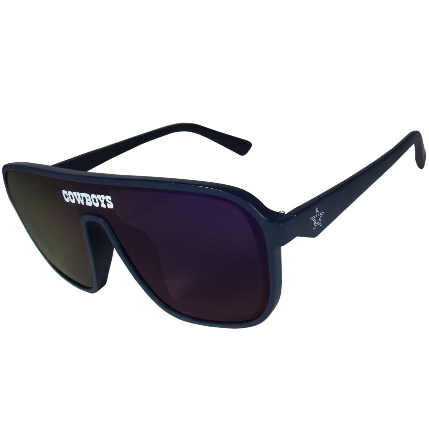 Dallas Cowboys Aviator Shield Sunglasses - Dallas Cowboys - Flyclothing LLC