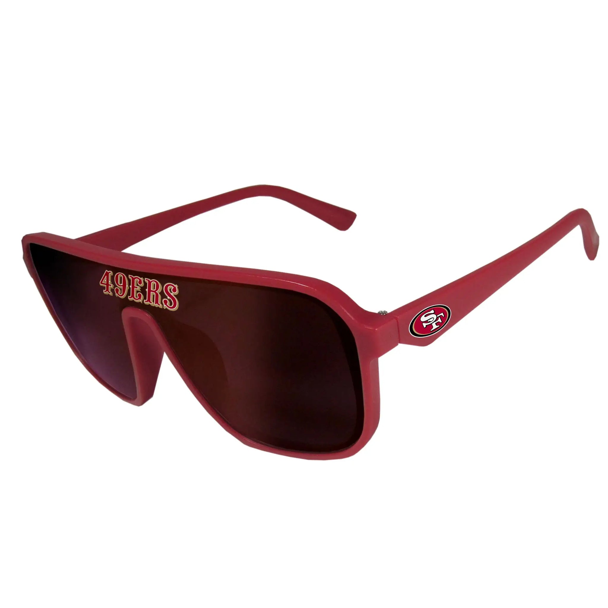San Francisco 49ers Aviator Shield Sunglasses - San Francisco 49ers - Flyclothing LLC