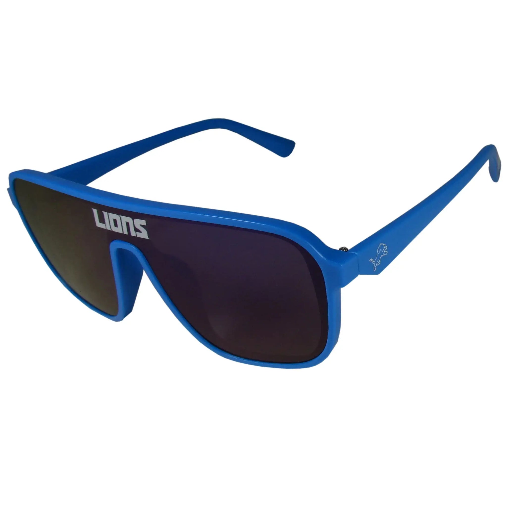 Detroit Lions Aviator Shield Sunglasses - Detroit Lions - Flyclothing LLC