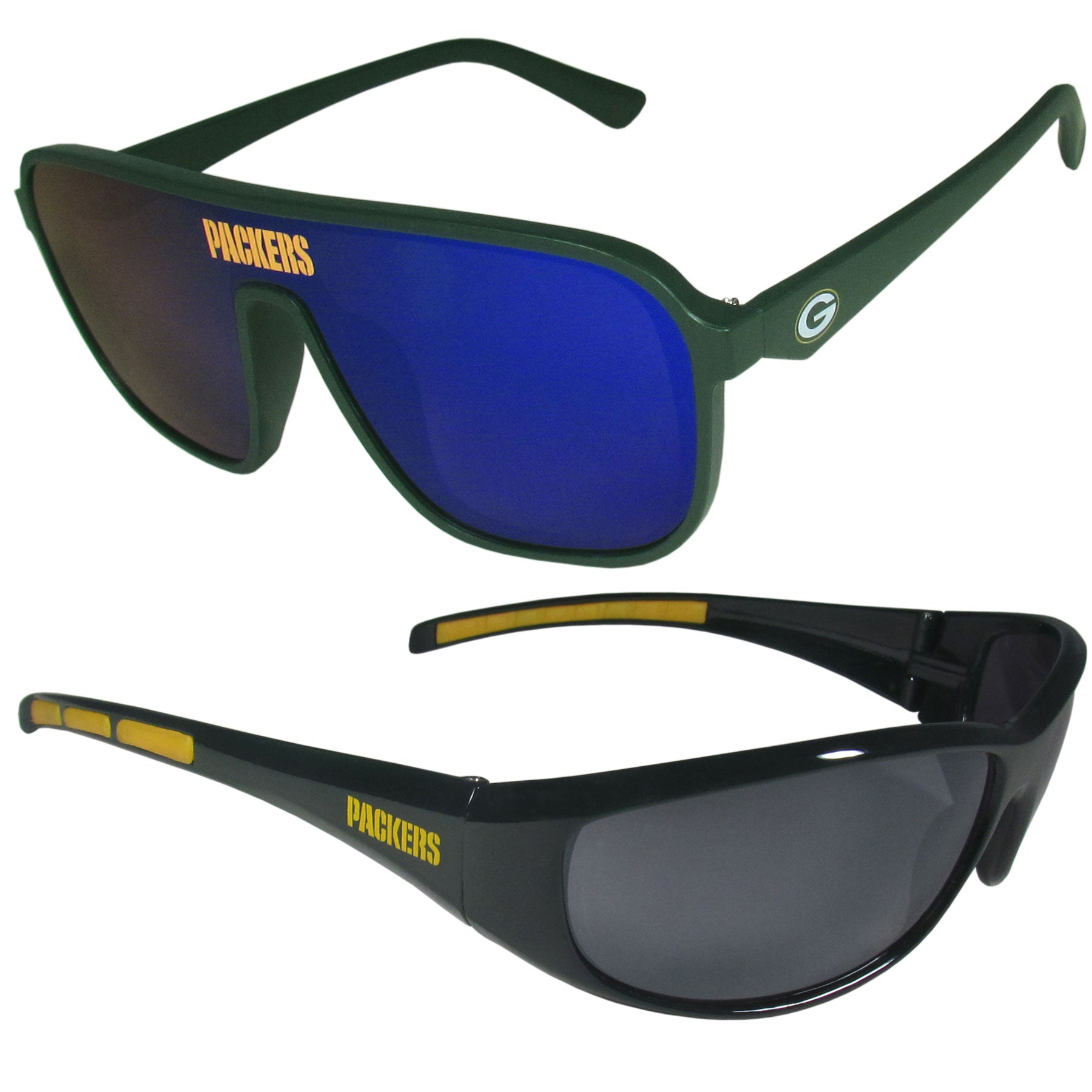 Green Bay Packers Wrap Sunglass Combo Set