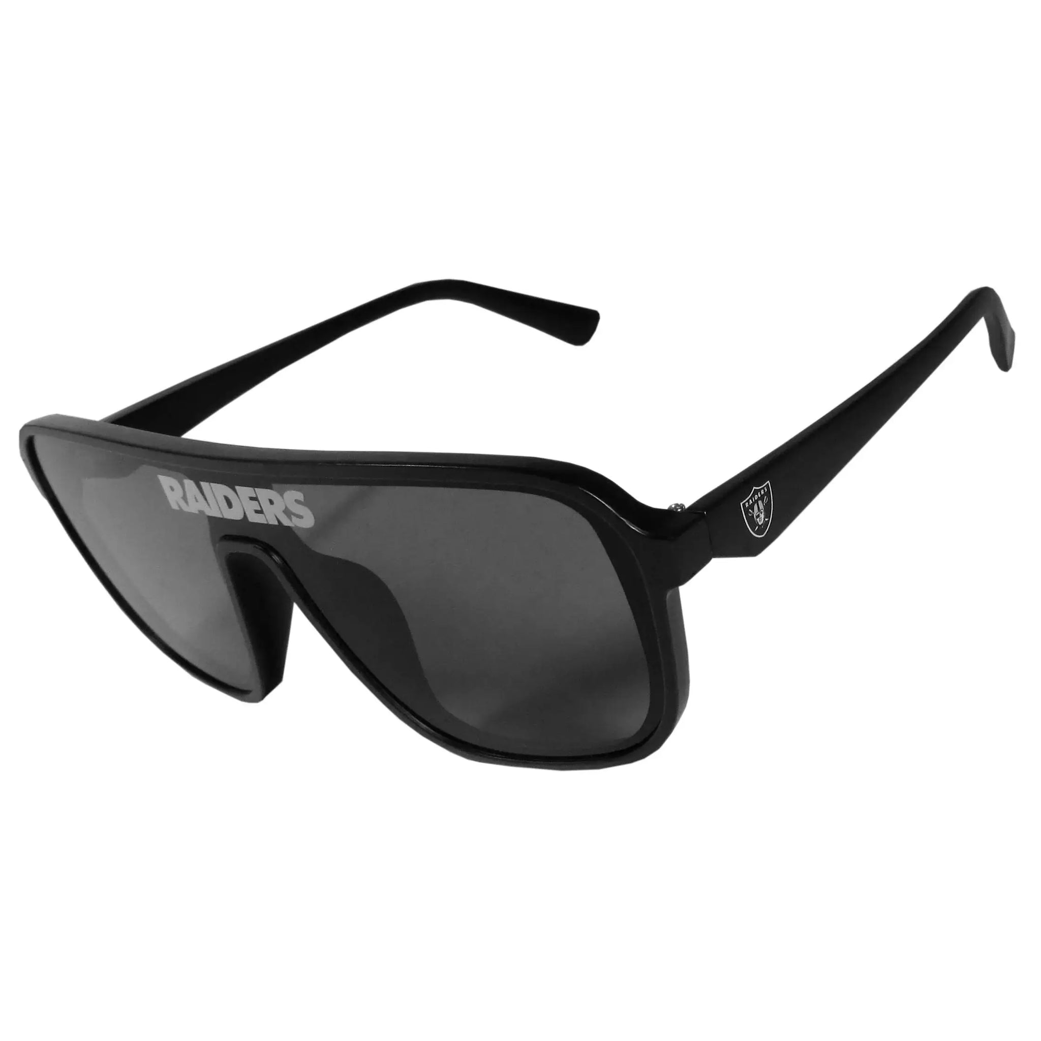 Las Vegas Raiders Aviator Shield Sunglasses - Las Vegas Raiders - Flyclothing LLC