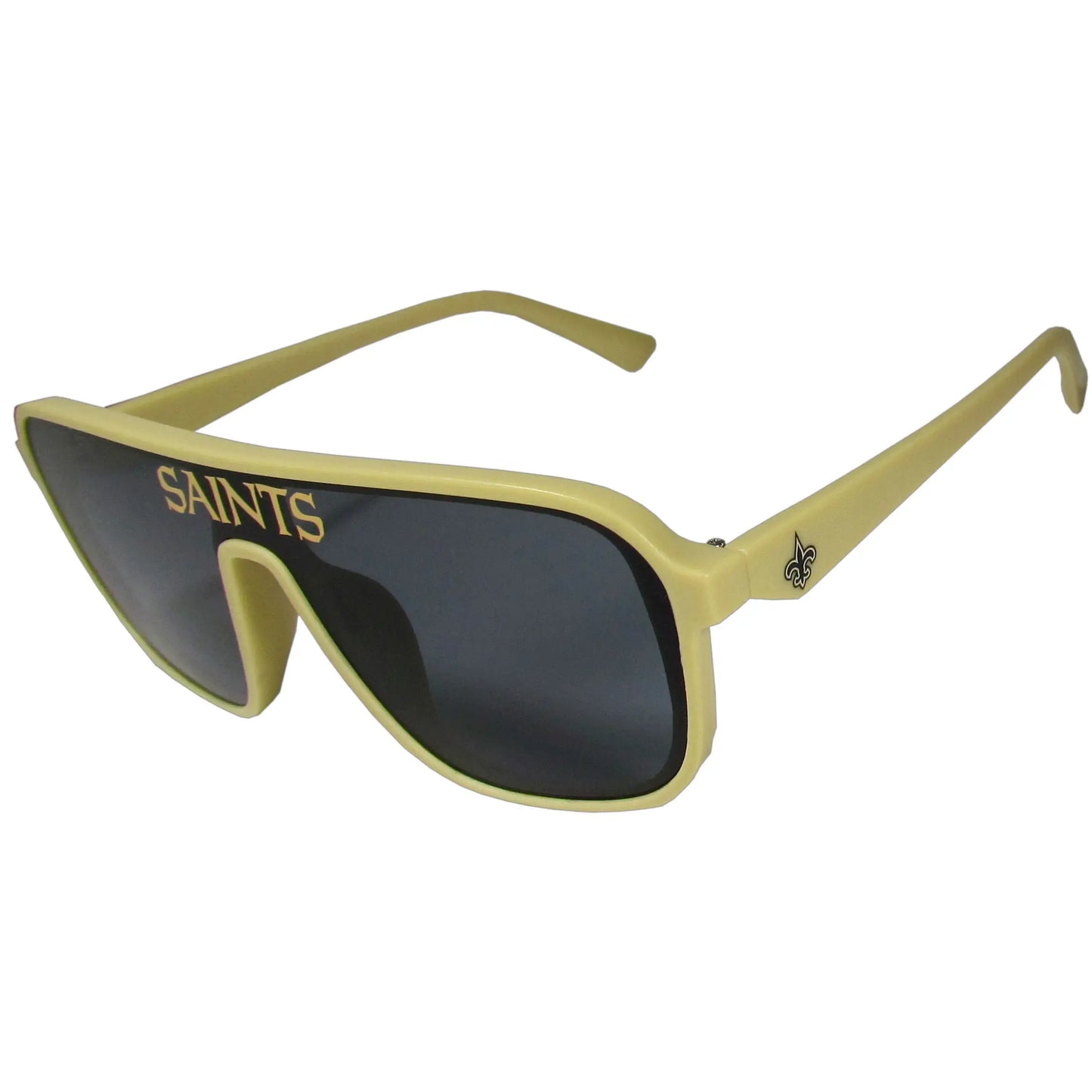 New Orleans Saints Aviator Shield Sunglasses - New Orleans Saints - Flyclothing LLC