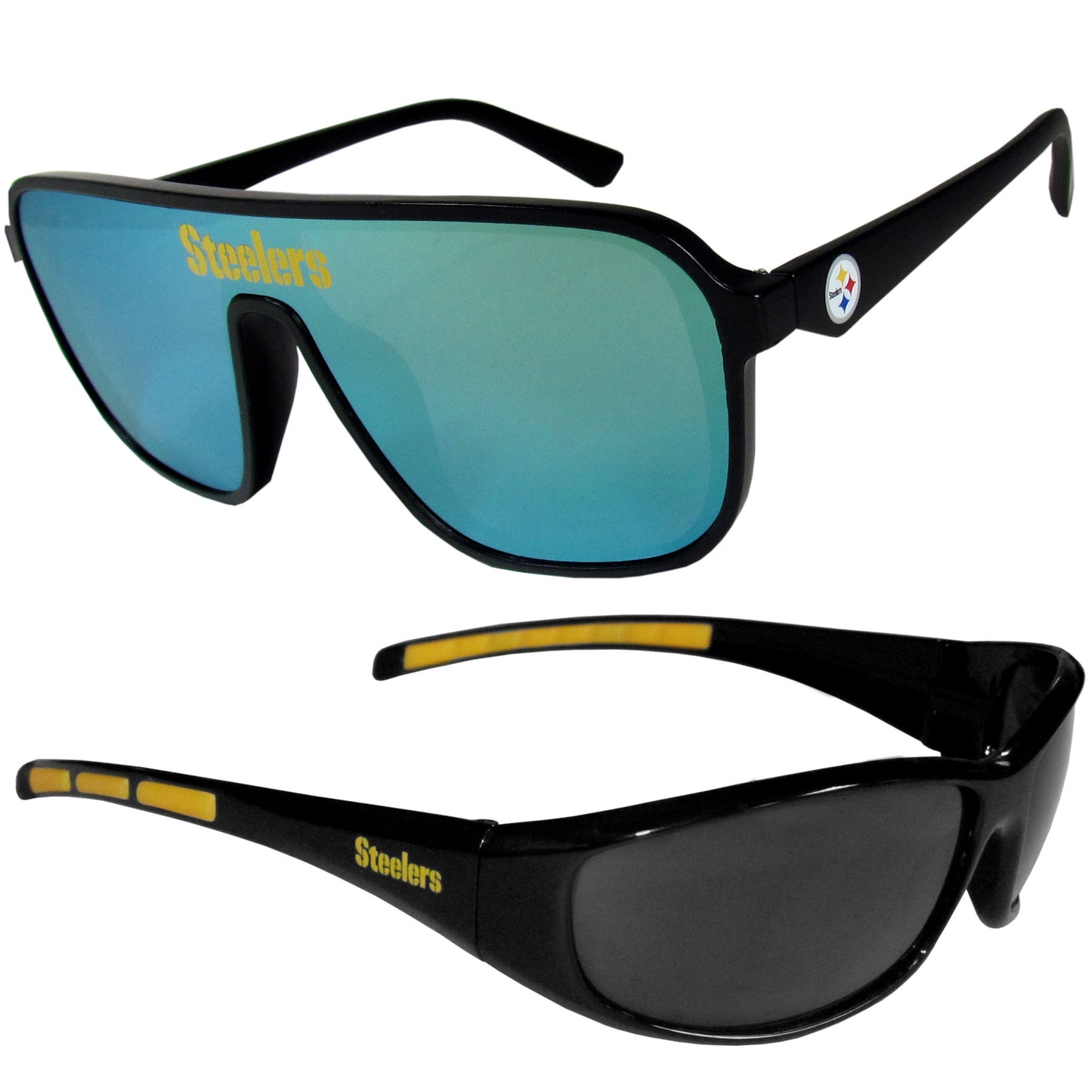Pittsburgh Steelers Wrap Sunglass Combo Set