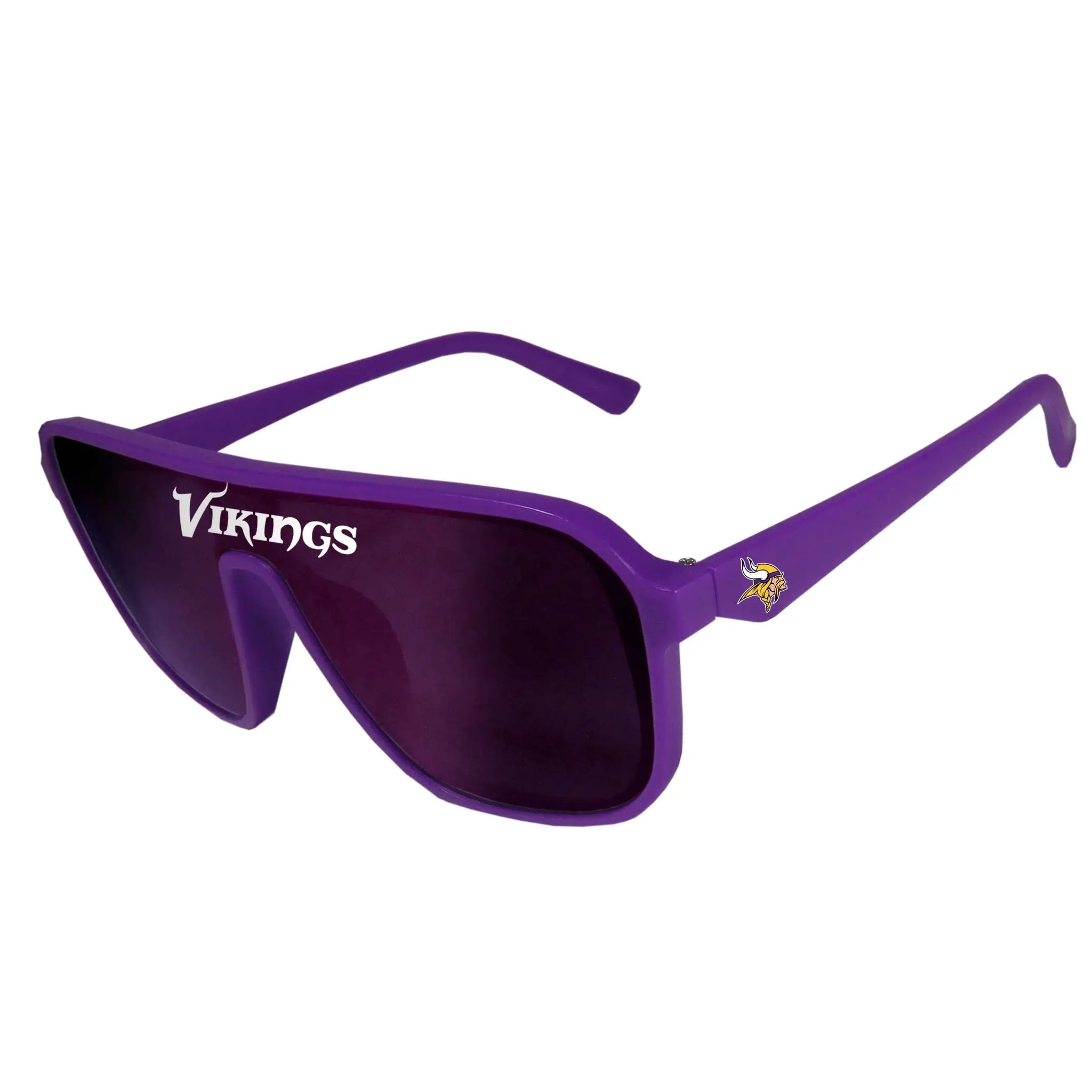 Minnesota Vikings Aviator Shield Sunglasses - Minnesota Vikings - Flyclothing LLC