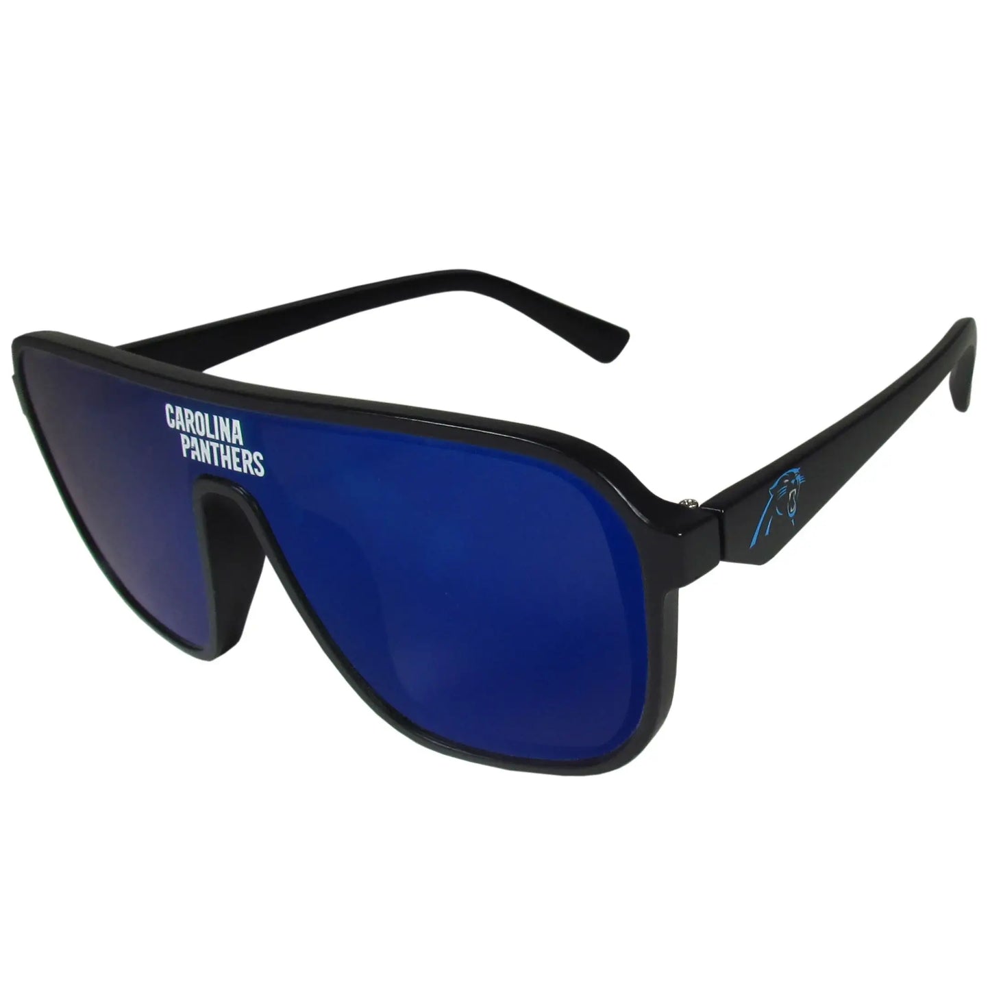 Carolina Panthers Aviator Shield Sunglasses - Carolina Panthers - Flyclothing LLC