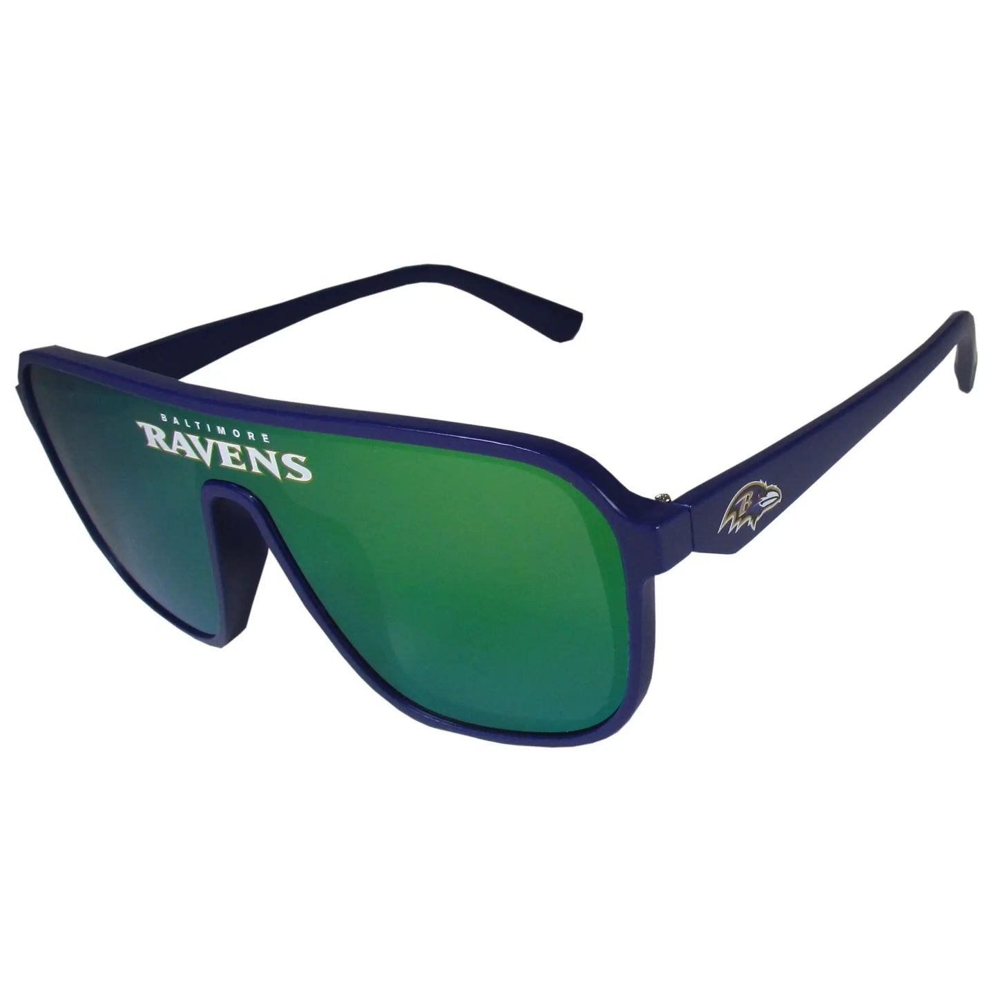 Baltimore Ravens Aviator Shield Sunglasses - Baltimore Ravens - Flyclothing LLC