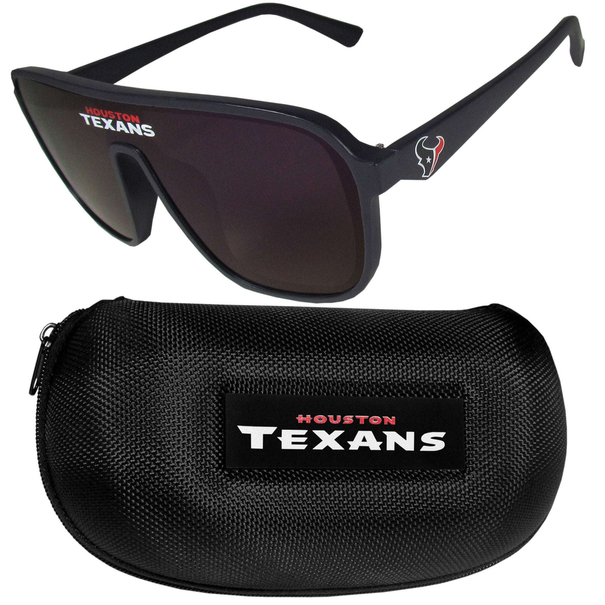 Houston Texans Shield Sunglasses with Case