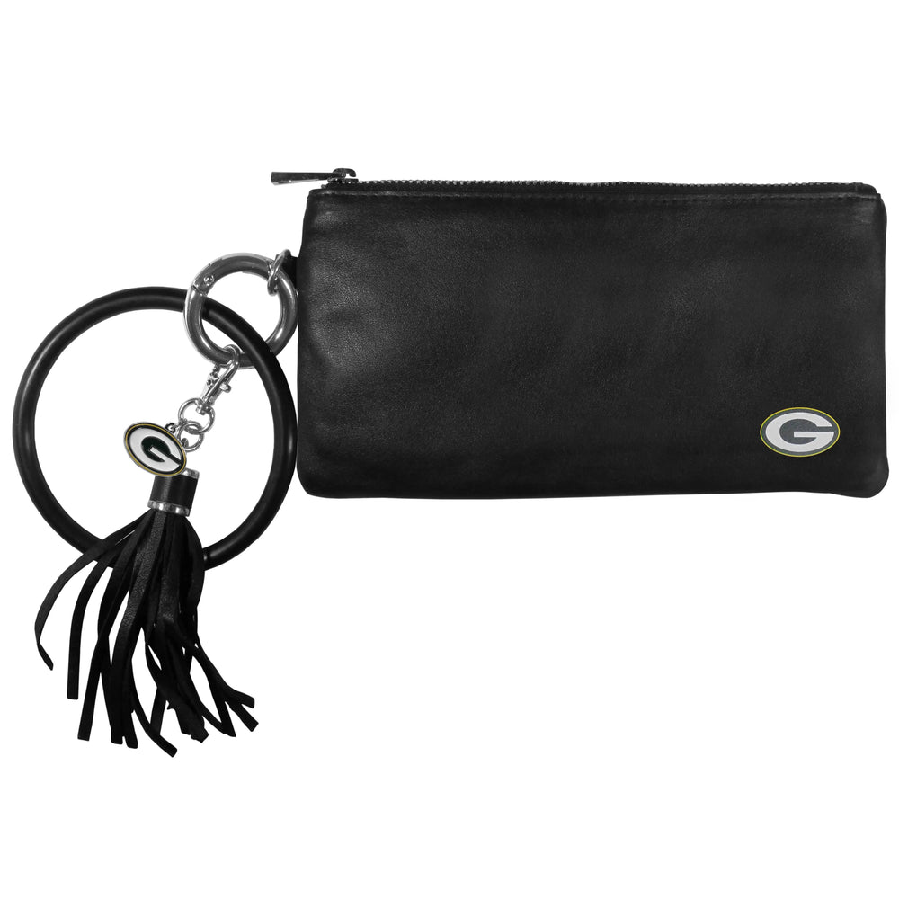 Green Bay Packers Leather Women's Bracelet Wallet - Green Bay Packers