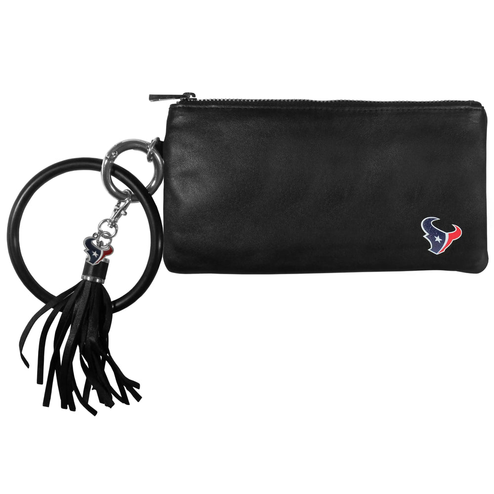 Houston Texans Leather Women's Bracelet Wallet - Houston Texans