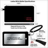 Cincinnati Bengals Leather Women's Bracelet Wallet - Cincinnati Bengals - Flyclothing LLC