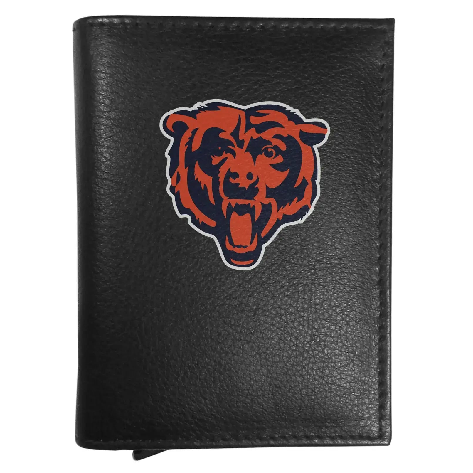 Chicago Bears Leather RFID Pop-Up Wallet - Chicago Bears - Flyclothing LLC