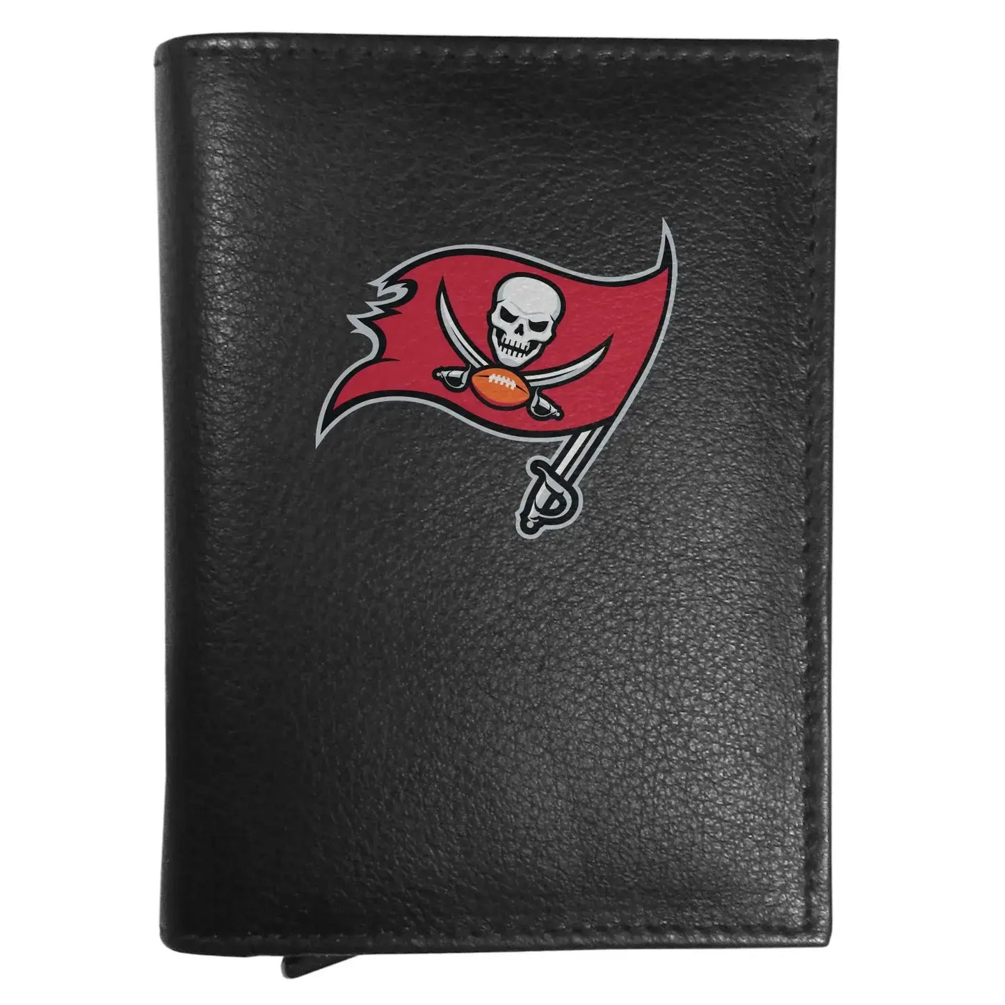 Tampa Bay Buccaneers Leather RFID Pop-Up Wallet - Tampa Bay Buccaneers - Flyclothing LLC