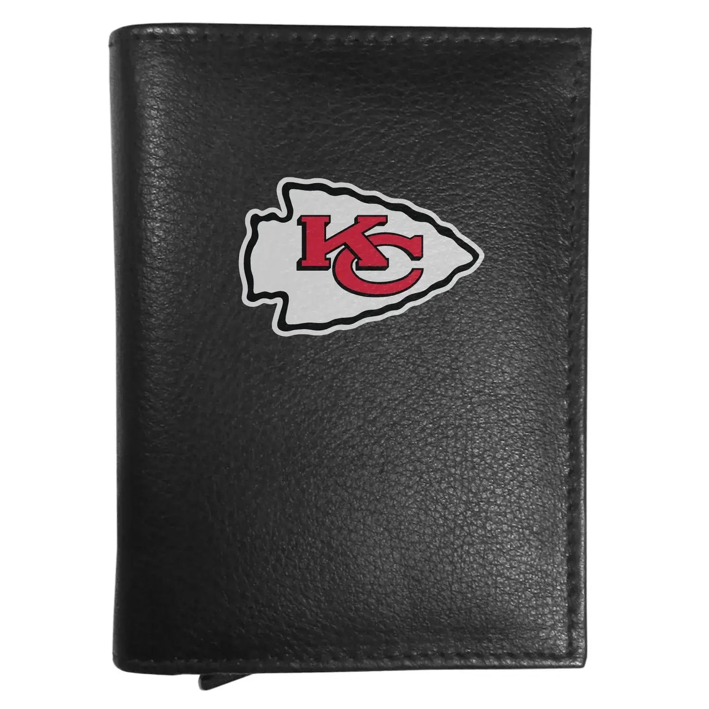 Kansas City Chiefs Leather RFID Pop-Up Wallet - Kansas City Chiefs - Flyclothing LLC