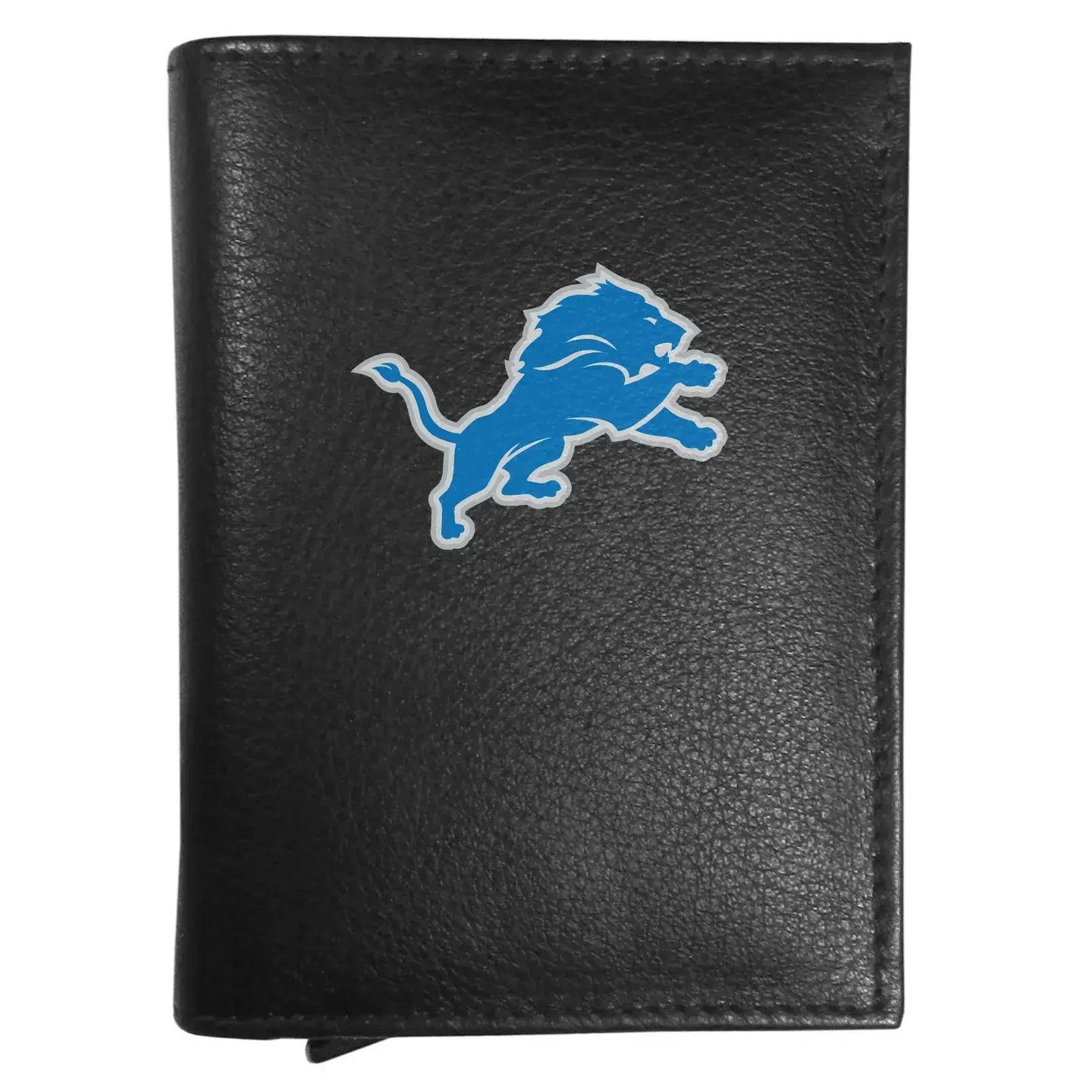 Detroit Lions Leather RFID Pop-Up Wallet - Detroit Lions - Flyclothing LLC