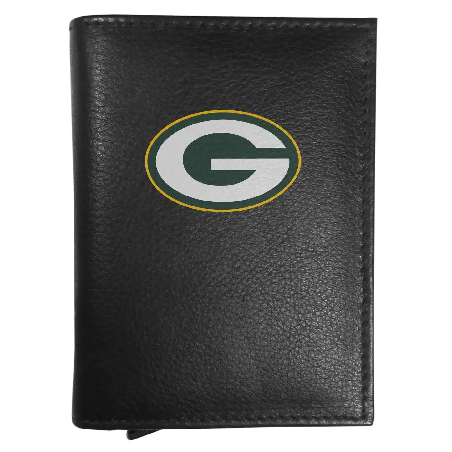Green Bay Packers Leather RFID Pop-Up Wallet - Green Bay Packers - Flyclothing LLC