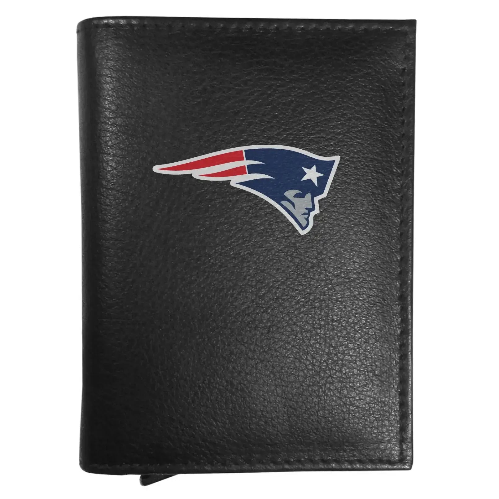 New England Patriots Leather RFID Pop-Up Wallet - New England Patriots - Flyclothing LLC