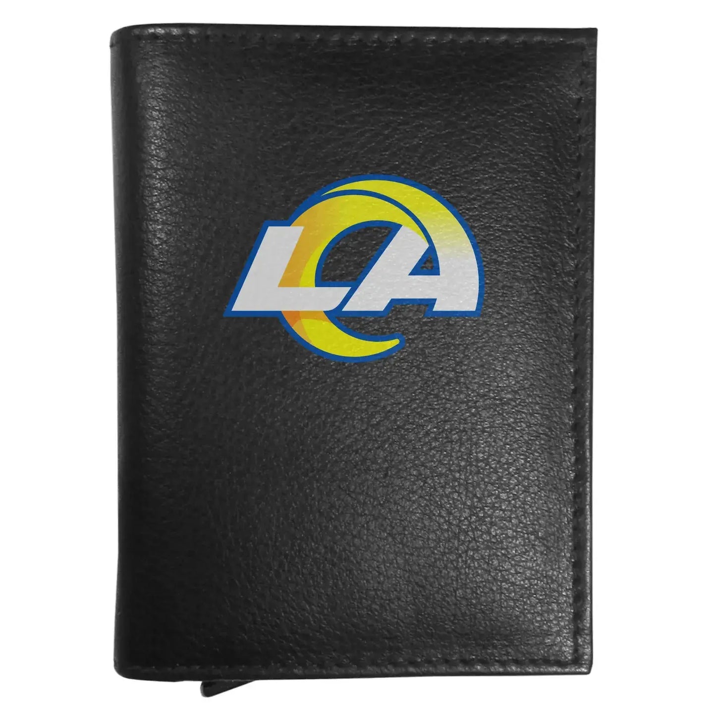 Los Angeles Rams Leather RFID Pop-Up Wallet - Los Angeles Rams - Flyclothing LLC