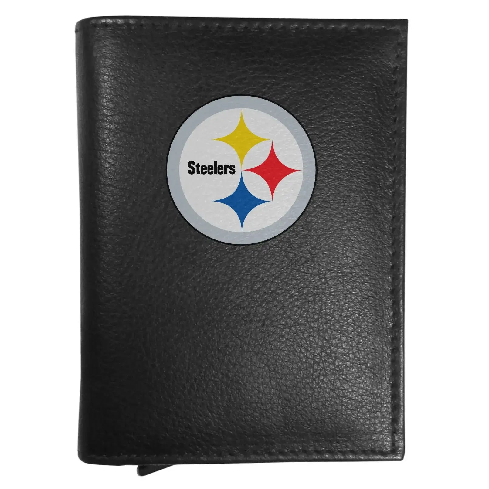 Pittsburgh Steelers Leather RFID Pop-Up Wallet - Pittsburgh Steelers - Flyclothing LLC