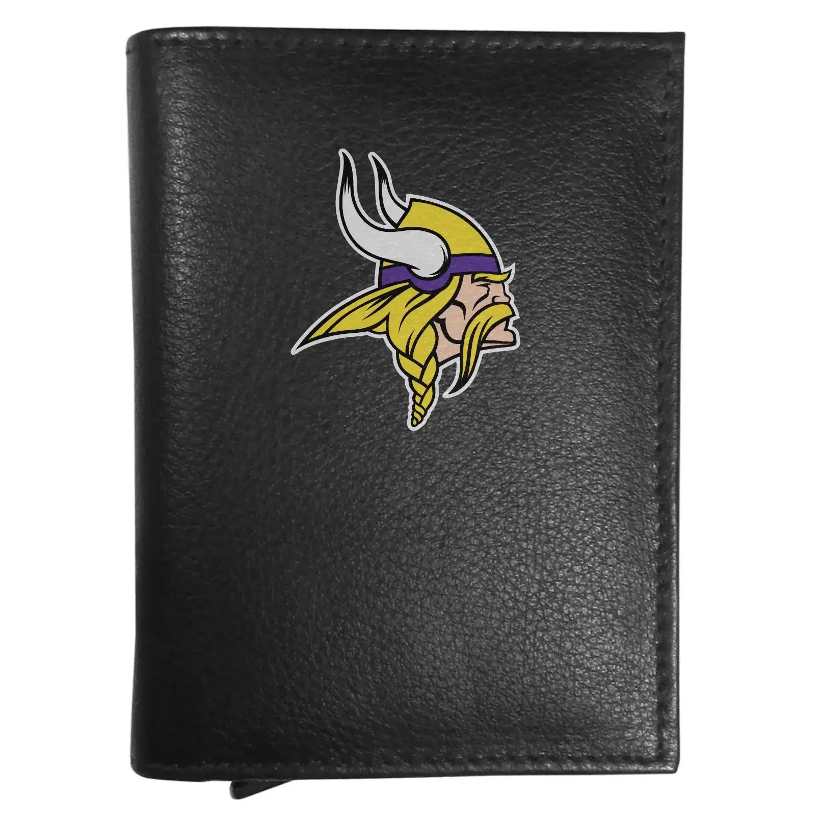 Minnesota Vikings Leather RFID Pop-Up Wallet - Minnesota Vikings - Flyclothing LLC