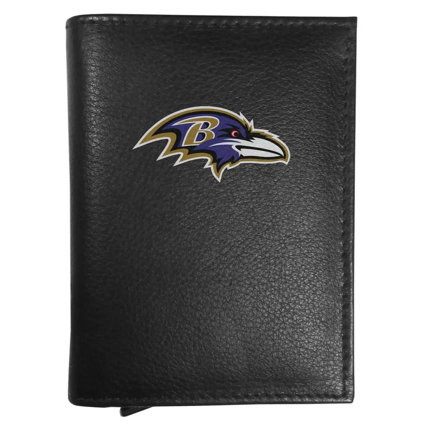 Baltimore Ravens Leather RFID Pop-Up Wallet - Baltimore Ravens - Flyclothing LLC
