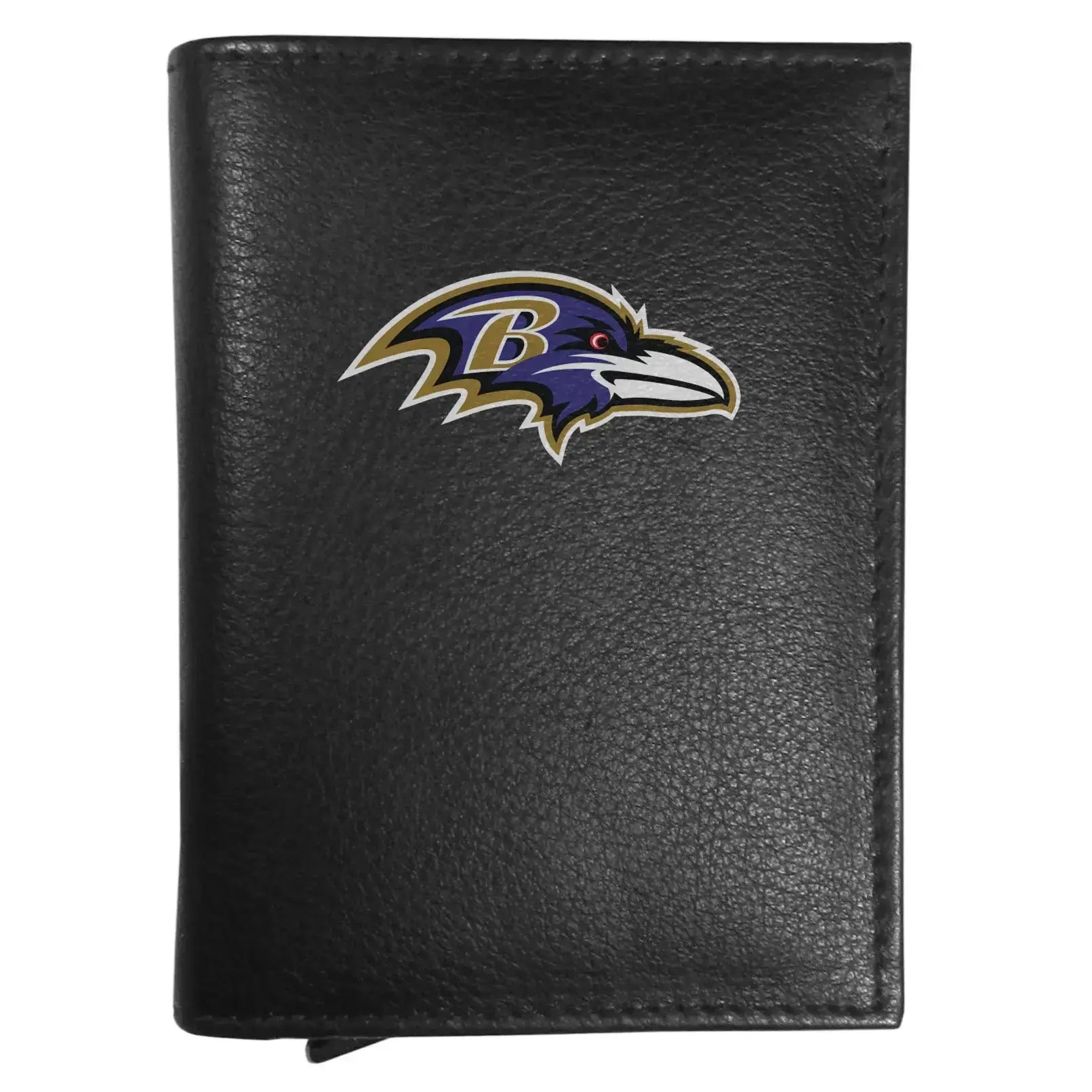 Baltimore Ravens Leather RFID Pop-Up Wallet - Baltimore Ravens - Flyclothing LLC