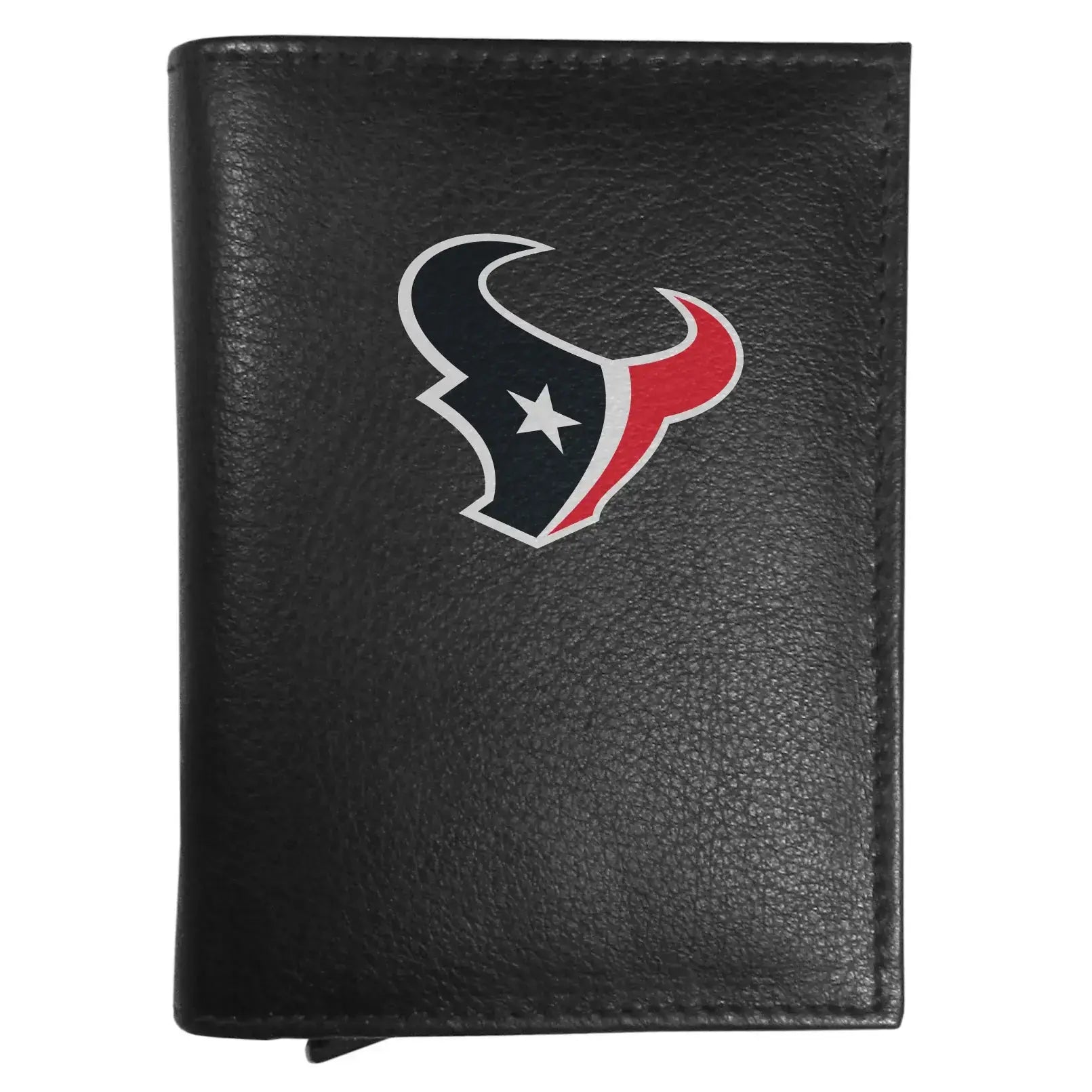 Houston Texans Leather RFID Pop-Up Wallet - Houston Texans - Flyclothing LLC
