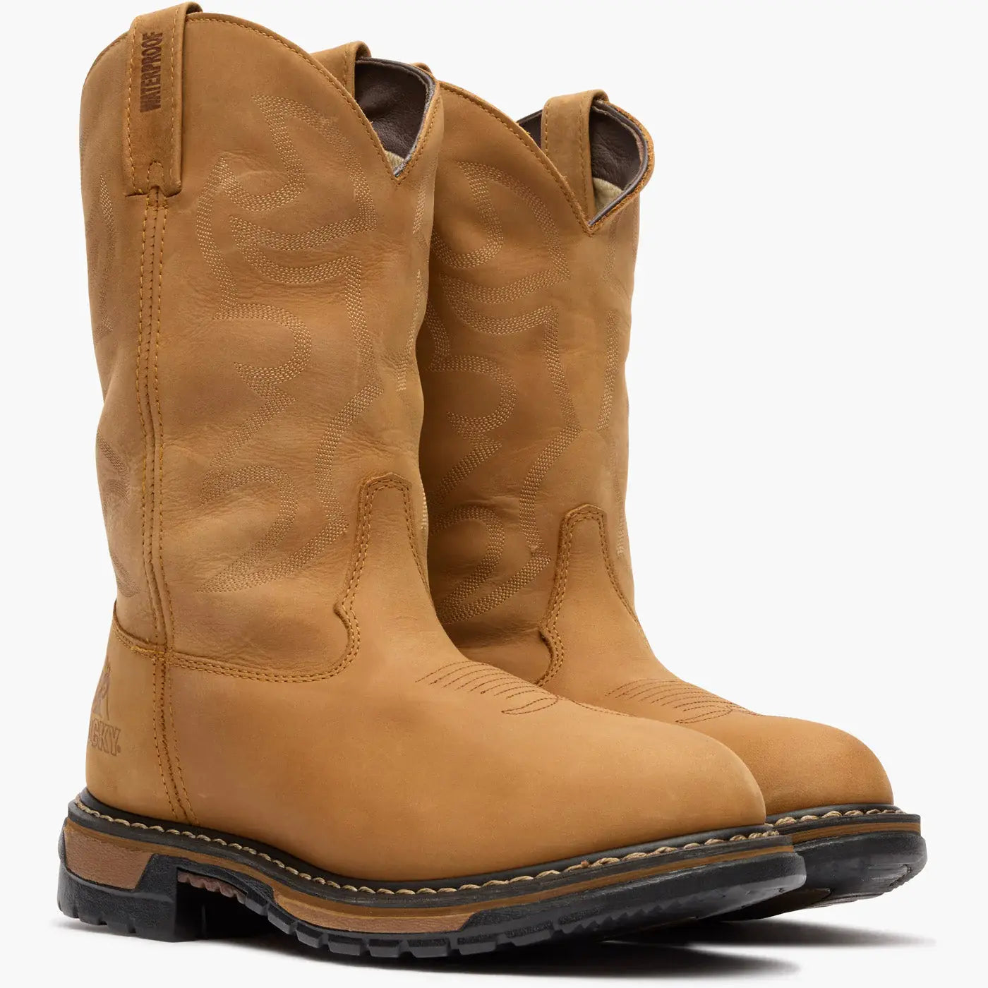 Rocky Original Ride Branson Roper Waterproof Western Boots - Rocky Boots - Flyclothing LLC