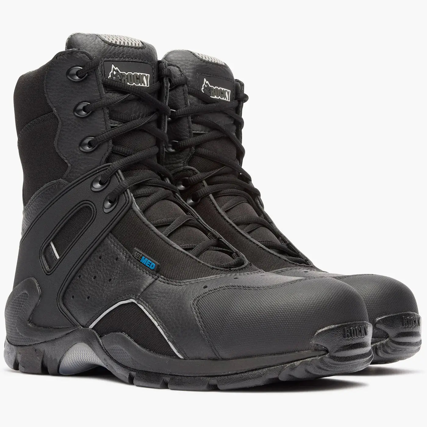 Rocky 1st Med Carbon Fiber Toe Puncture-Resistant Side-Zip Waterproof Public Service Boot - Rocky Boots - Flyclothing LLC