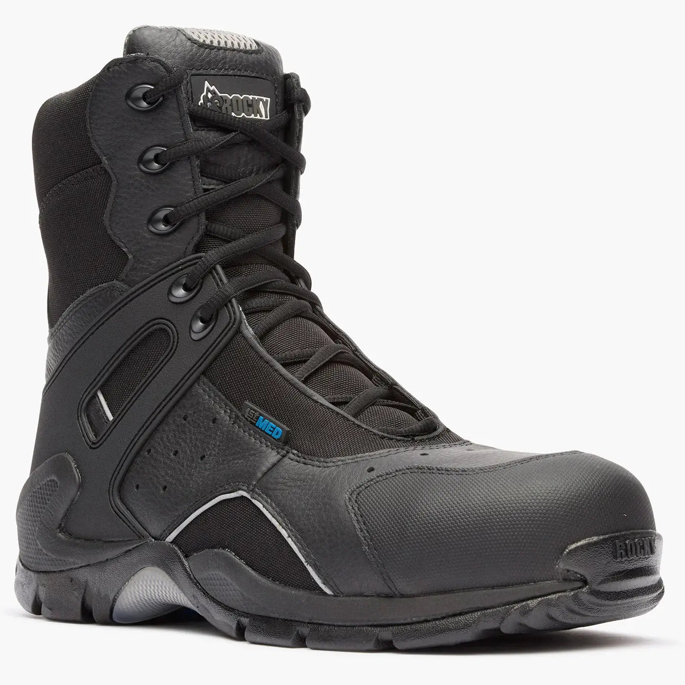 Rocky 1st Med Carbon Fiber Toe Puncture-Resistant Side-Zip Waterproof Public Service Boot - Rocky Boots - Flyclothing LLC