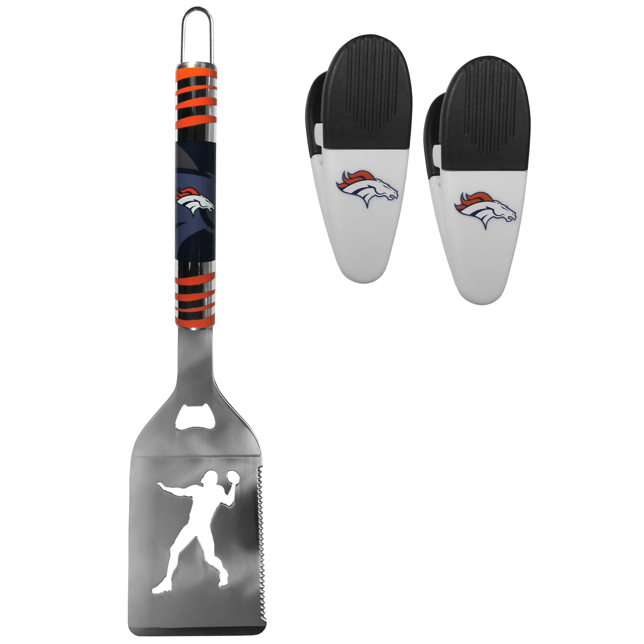 Denver Broncos Tailgater Spatula w/Chip Clips - Denver Broncos - Flyclothing LLC