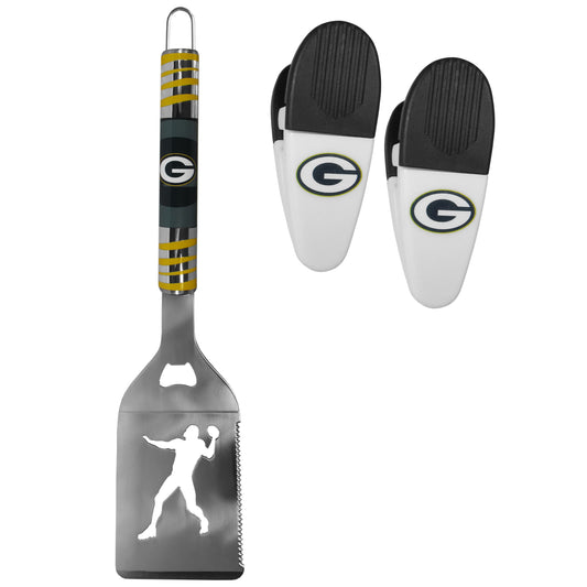 Green Bay Packers Tailgater Spatula w/Chip Clips