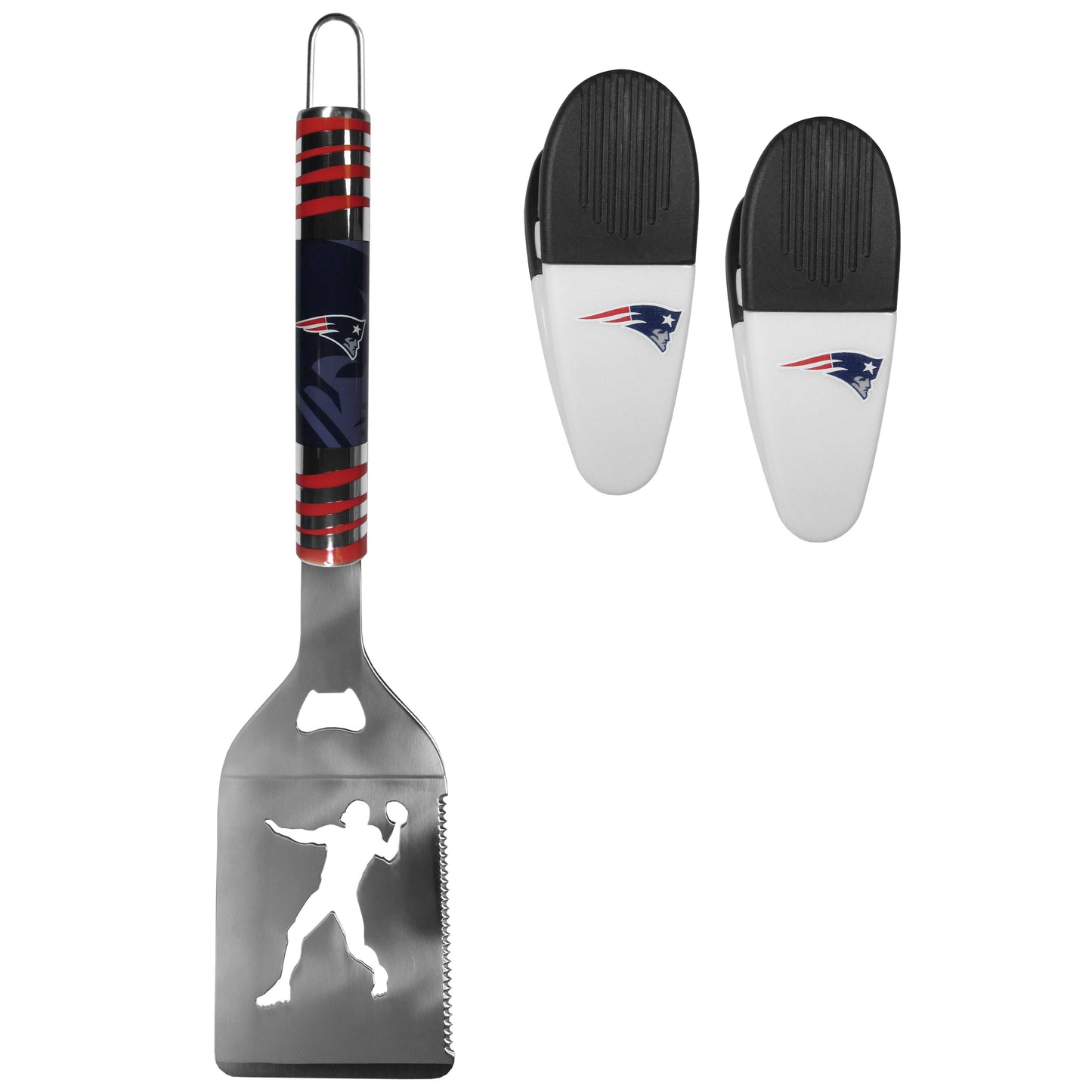New England Patriots Tailgater Spatula w/Chip Clips - New England Patriots - Flyclothing LLC