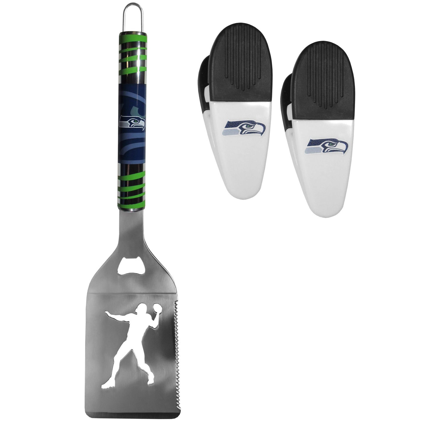 Seattle Seahawks Tailgater Spatula w/Chip Clips - Seattle Seahawks - Flyclothing LLC