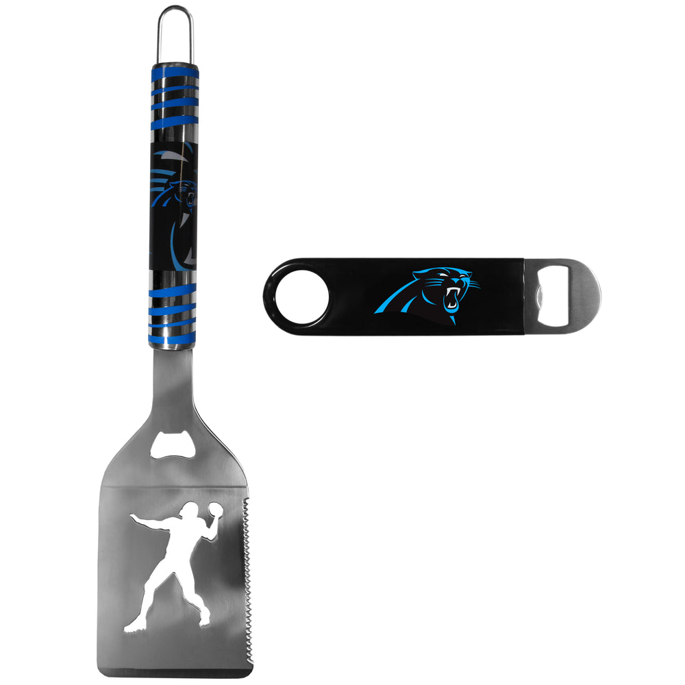 Carolina Panthers Tailgater Spatula w/Bottle Opener - Carolina Panthers