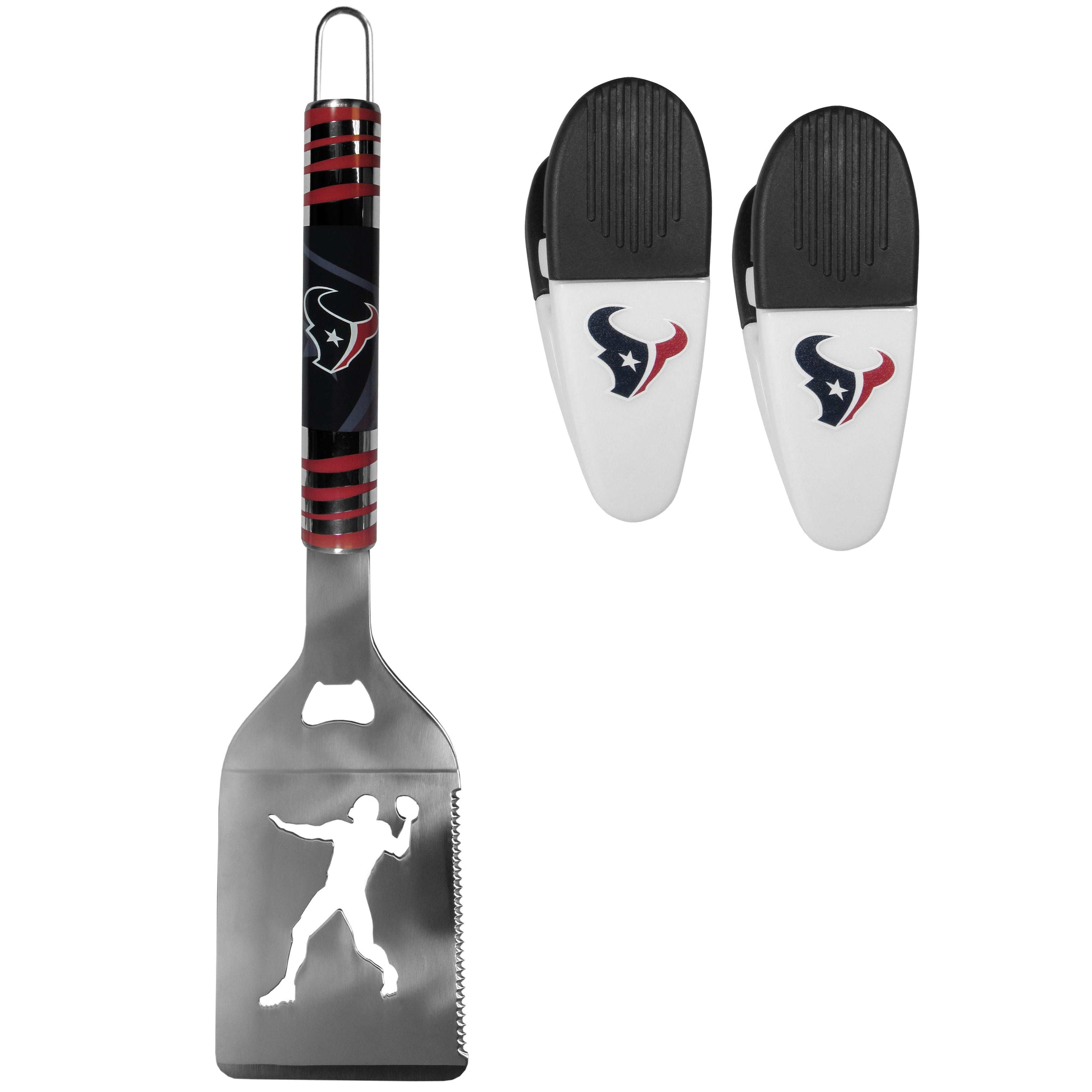 Houston Texans Tailgater Spatula w/Chip Clips - Houston Texans - Flyclothing LLC