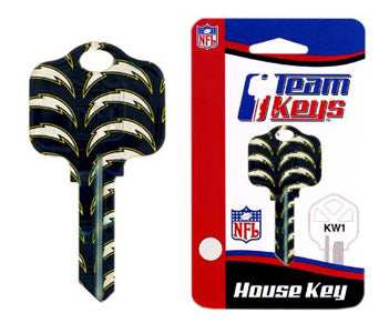 Kwikset NFL Key - Los Angeles Chargers - Los Angeles Chargers - Flyclothing LLC