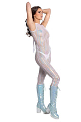 J. Valentine Sequin Net Catsuit FR108 - J. Valentine - Flyclothing LLC