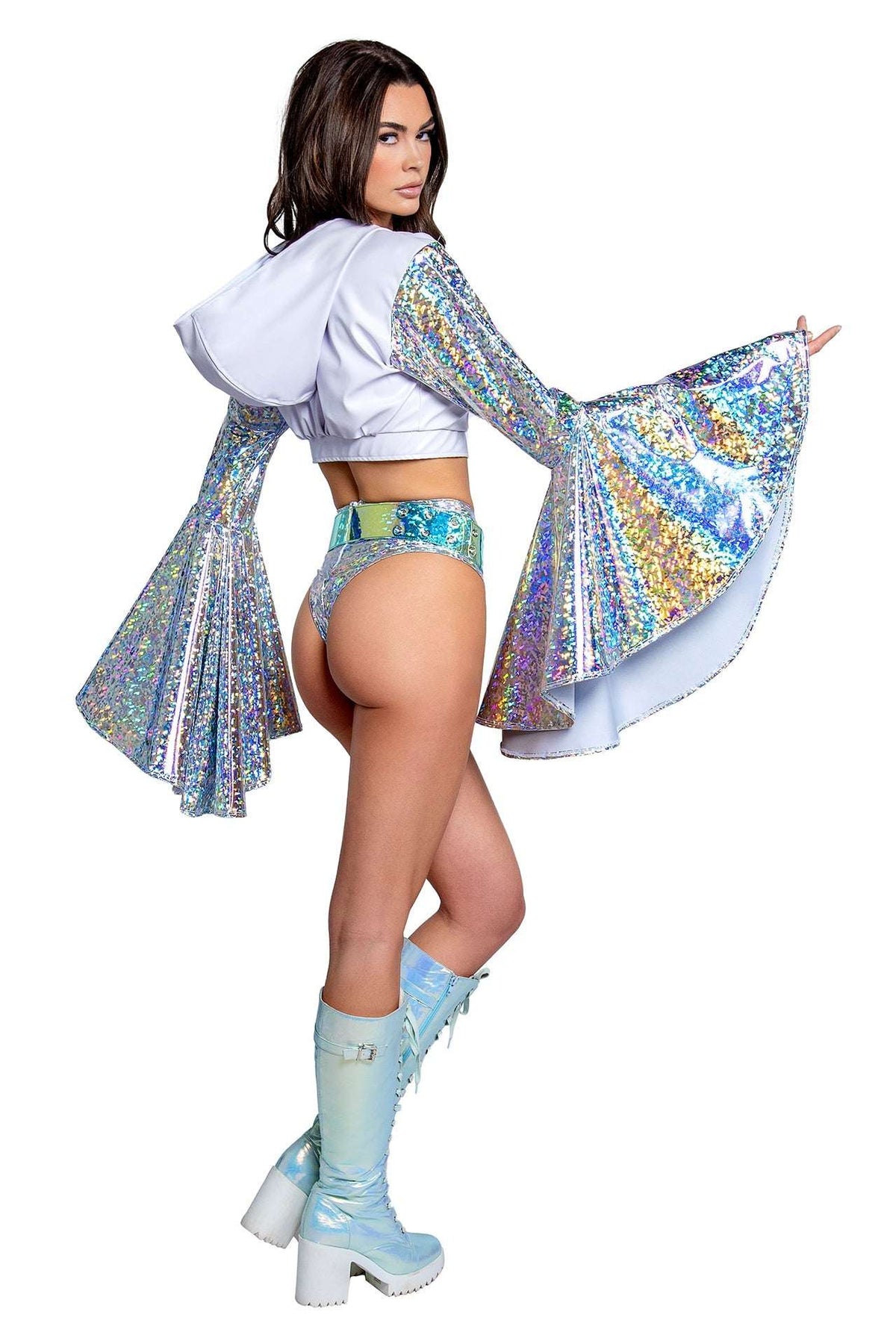 J. Valentine Astro Confetti PVC High-Rise Short FR114 - J. Valentine - Flyclothing LLC