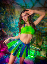 J-Valentine FR120 - Vinyl Pleated Skirt***50% OFF*** - J. Valentine - Flyclothing LLC