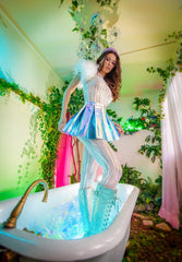 J-Valentine FR120 - Vinyl Pleated Skirt***50% OFF*** - J. Valentine