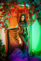 J-Valentine FF279 - Holographic Vinyl Waist Cincher - J. Valentine