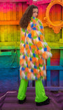 J-Valentine FR154 - Unisex Faux Fur Mid-Length Coat - J. Valentine