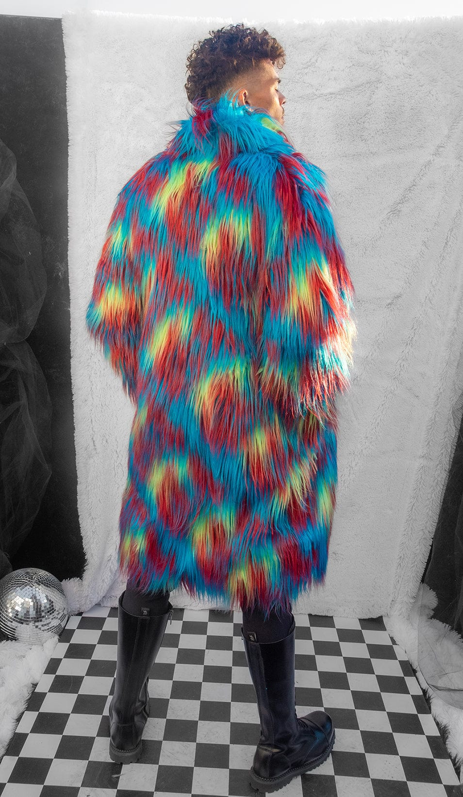 J-Valentine FR154 - Unisex Faux Fur Mid-Length Coat - J. Valentine