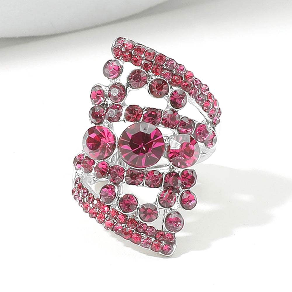 Bubble Stone Cluster Stretch Ring - Madeline Love - Flyclothing LLC