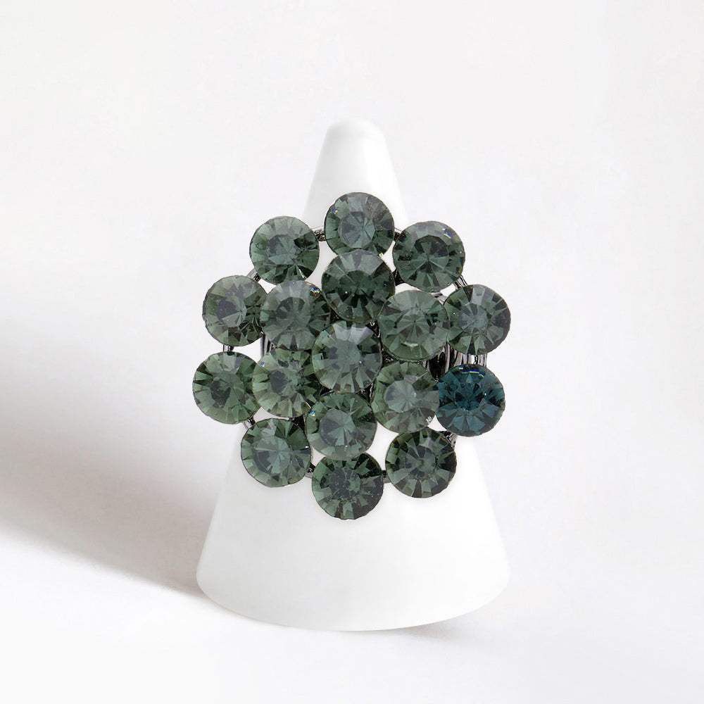Bubble Stone Cluster Stretch Ring - Madeline Love - Flyclothing LLC