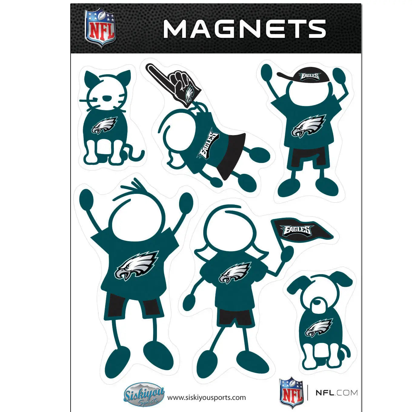 Philadelphia Eagles Family Magnet Set - Philadelphia Eagles - Flyclothing LLC